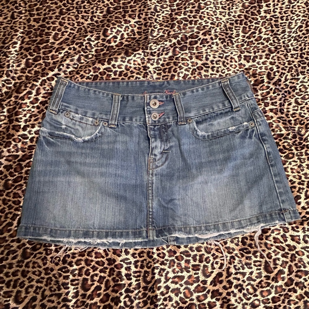 Denim Mini Skirt